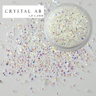 Хрустальная крошка 1 мм, цвет Crystal AB - Crystal Pixie копии